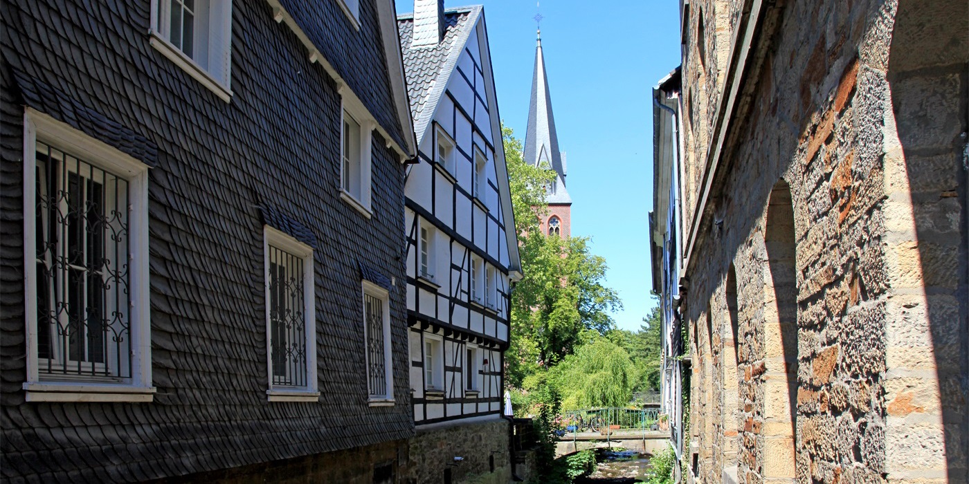 In der Langenberger Altstadt