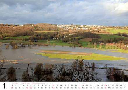 Kalender 2025 „Die Ruhr – Unser Fluss bei Witten, Bochum und Hattingen"