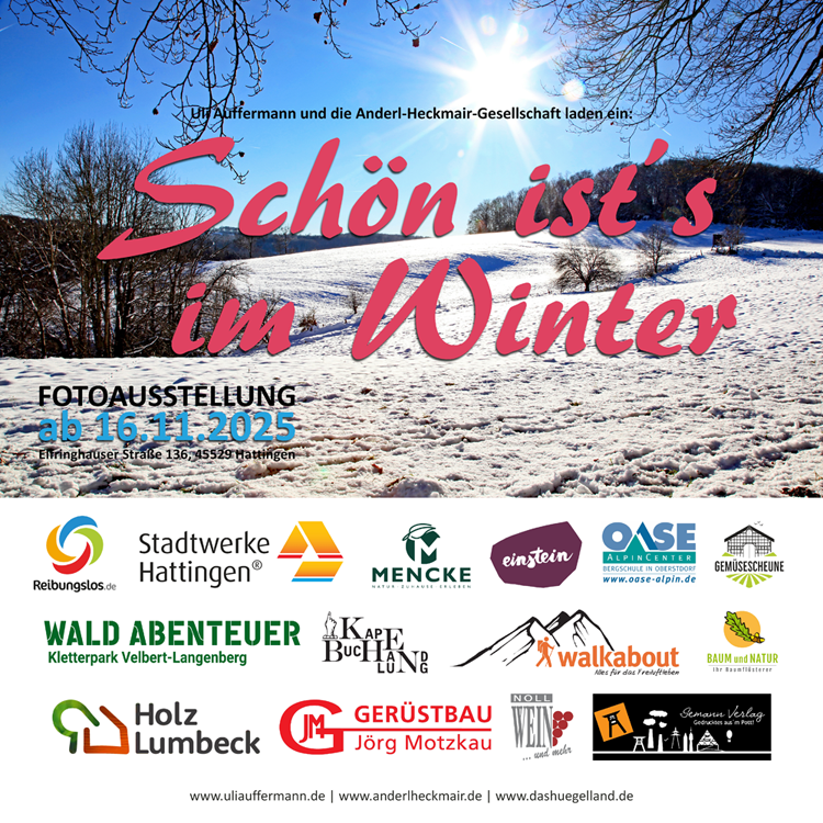 Fotoausstellung von Uli Auffermann „Schön ist´s im Winter“